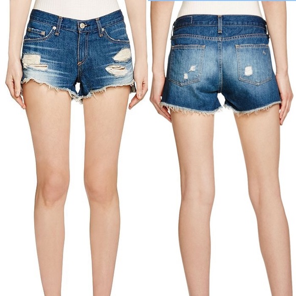 rag & bone Pants - NEW Rag & Bone Denim Distressed Cut Off Shorts